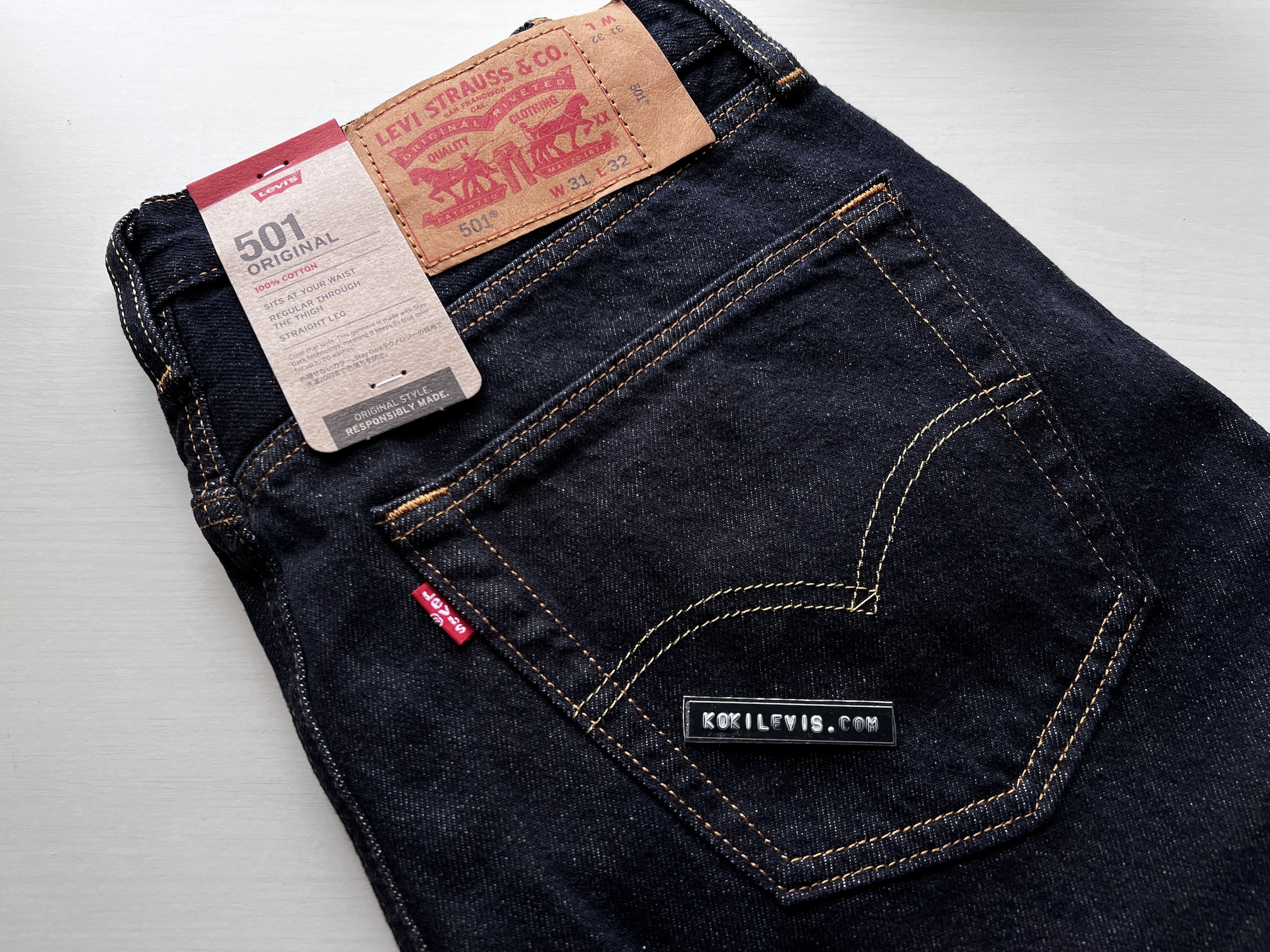 501 Original สีน้ำเงินเข้ม