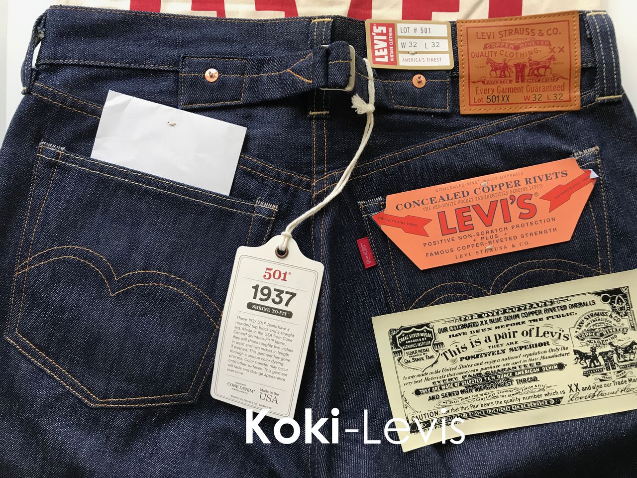 levis 501 1937