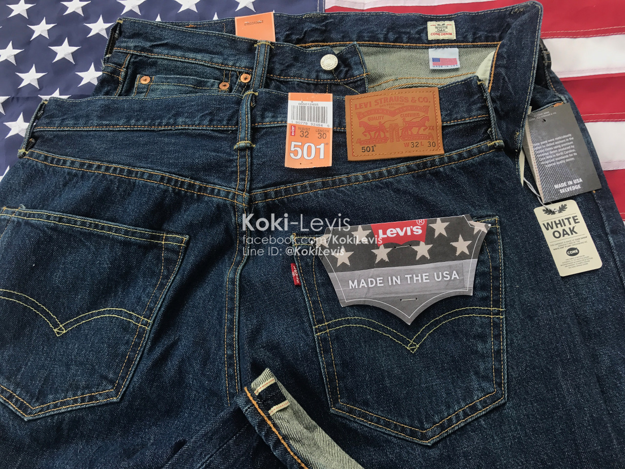 Levi's 501 ริมแดง Made in USA :: Koki-Levis