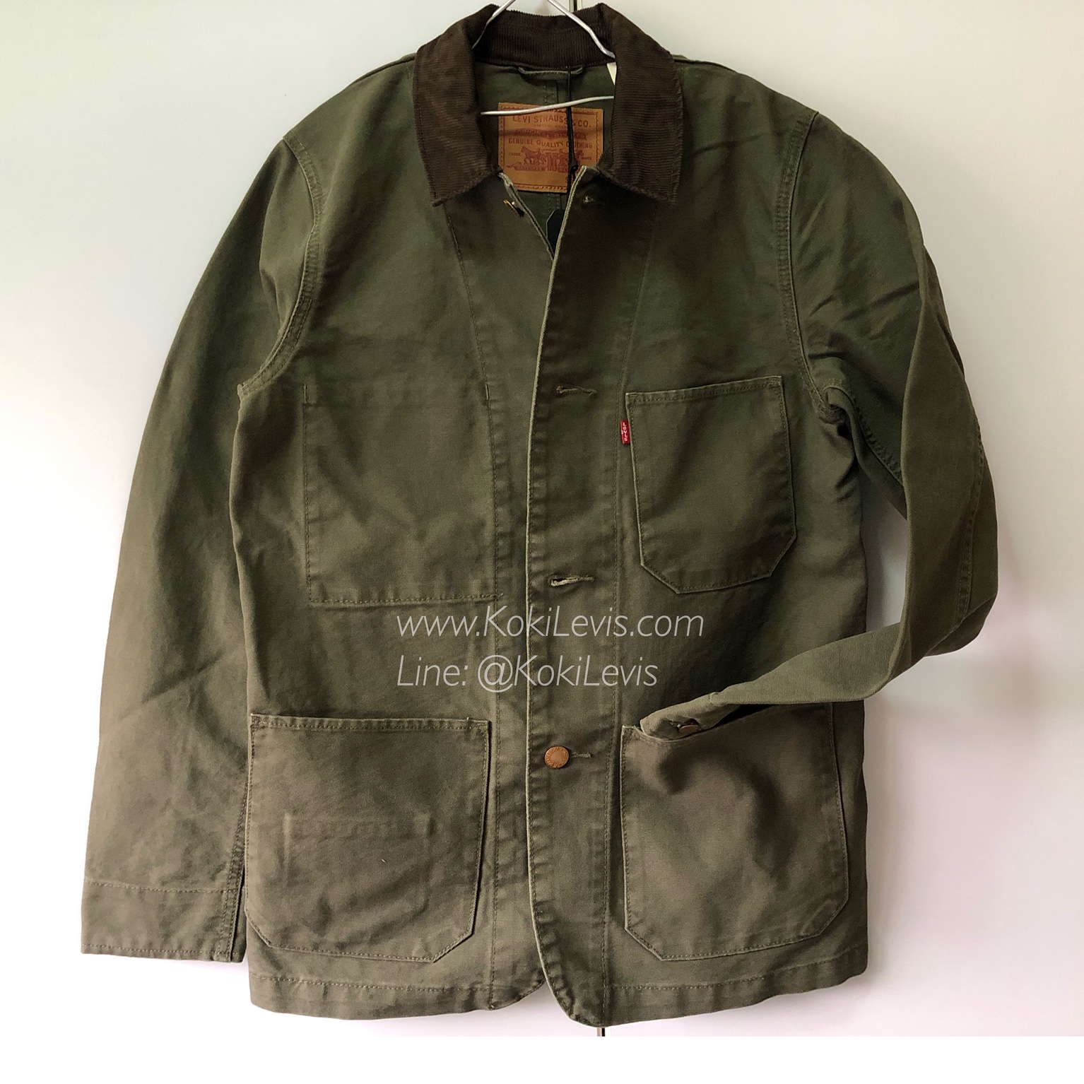 เสื้อโค้ท Levi's Engineer Coat สี Olive (ทหารราบ)