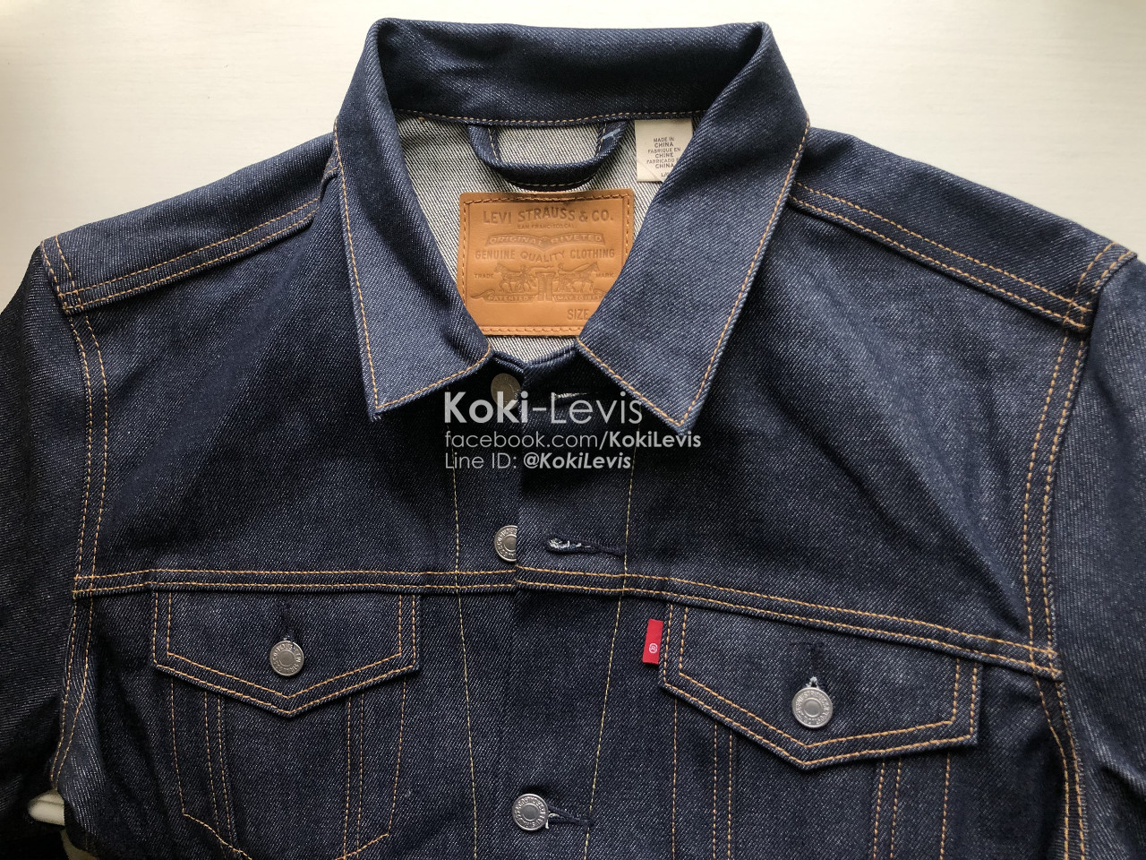 แจ๊คเก็ตยีนส์ลีวายส์ ผ้าดิบ - Levi's Trucker Jacket