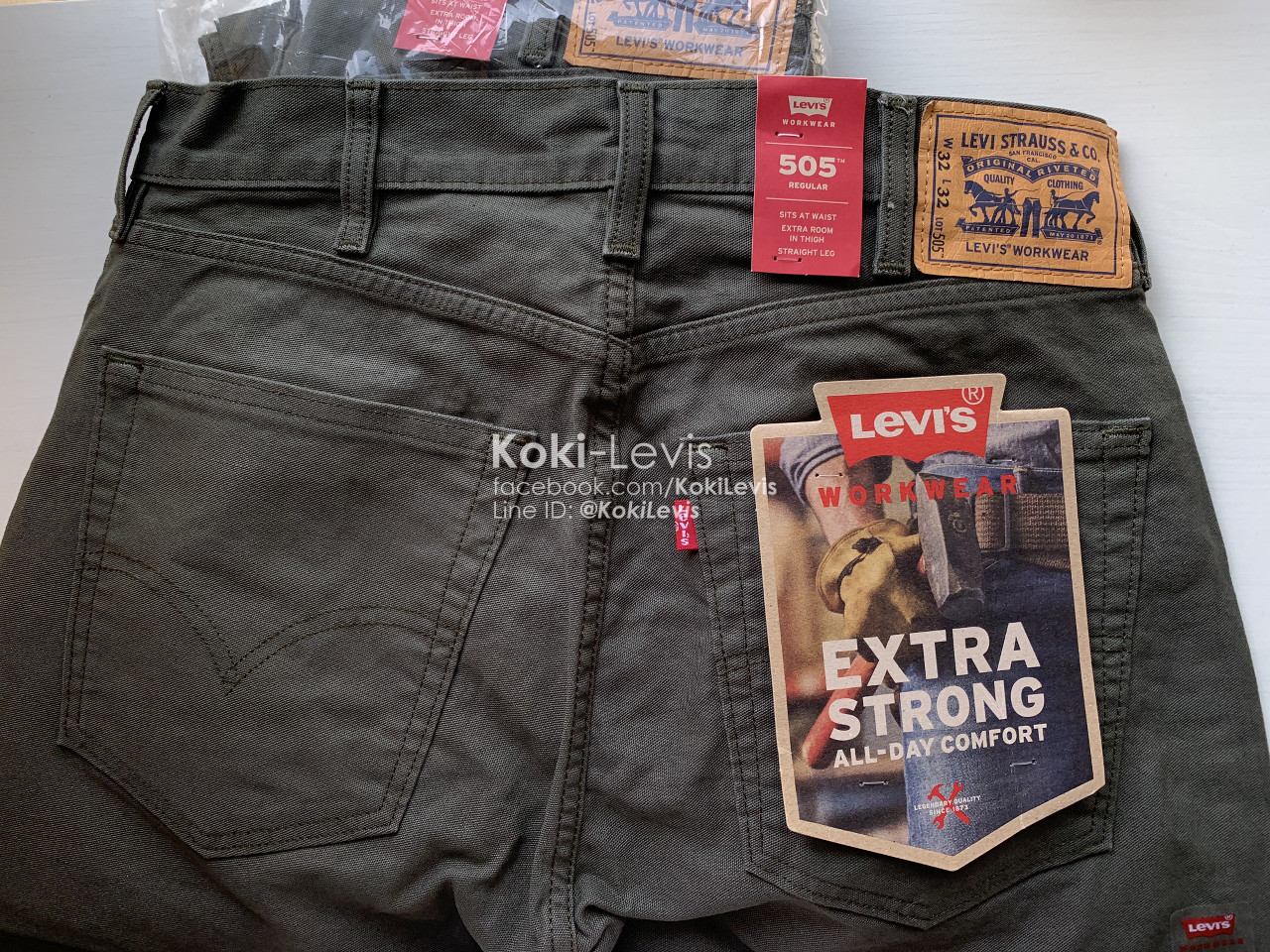 505 Workwear ทรงกระบอก