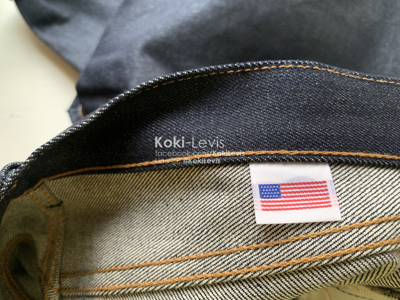 Lot 505 ริมแดง ผ้าดิบ Made in USA