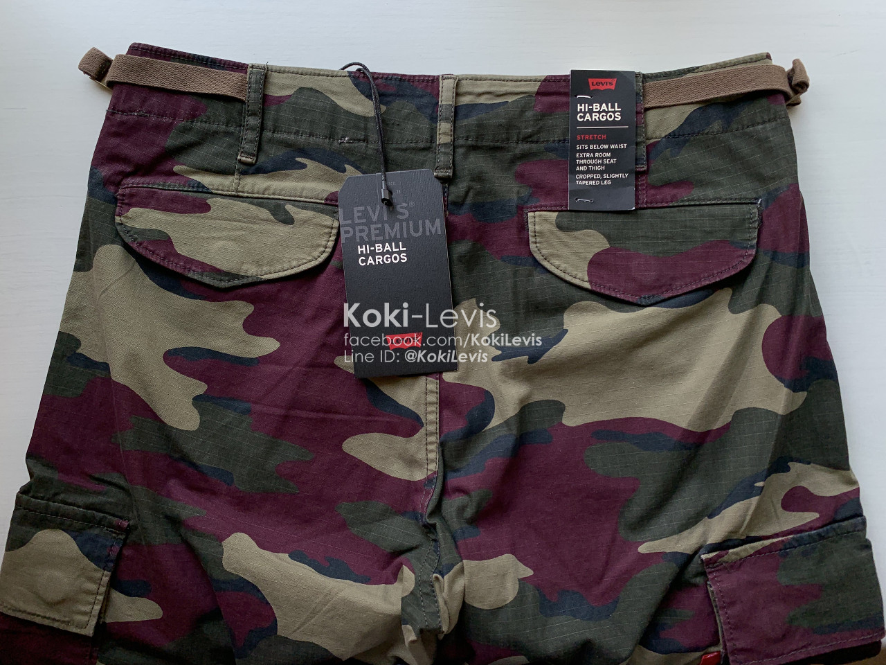 กางเกงลายพราง Levi's Cargo Pants
