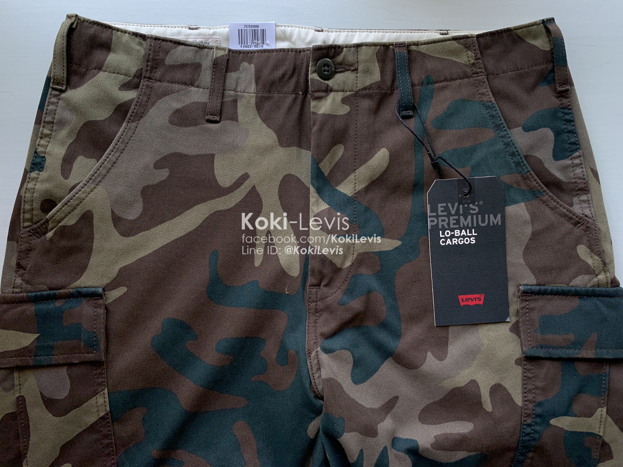 กางเกงลายพราง Levi's Cargo Pants