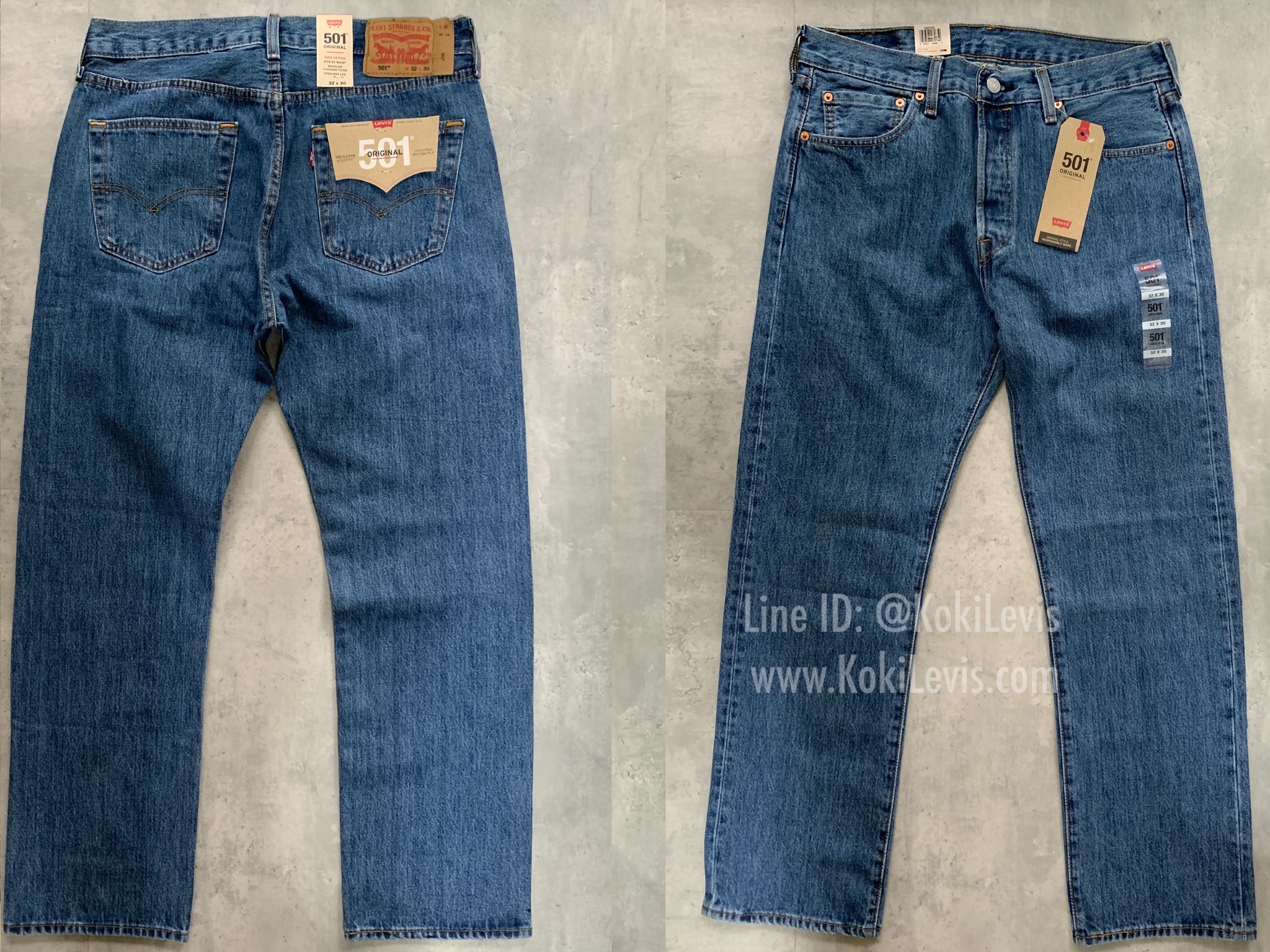 501 Original บลูยีนส์ 0193