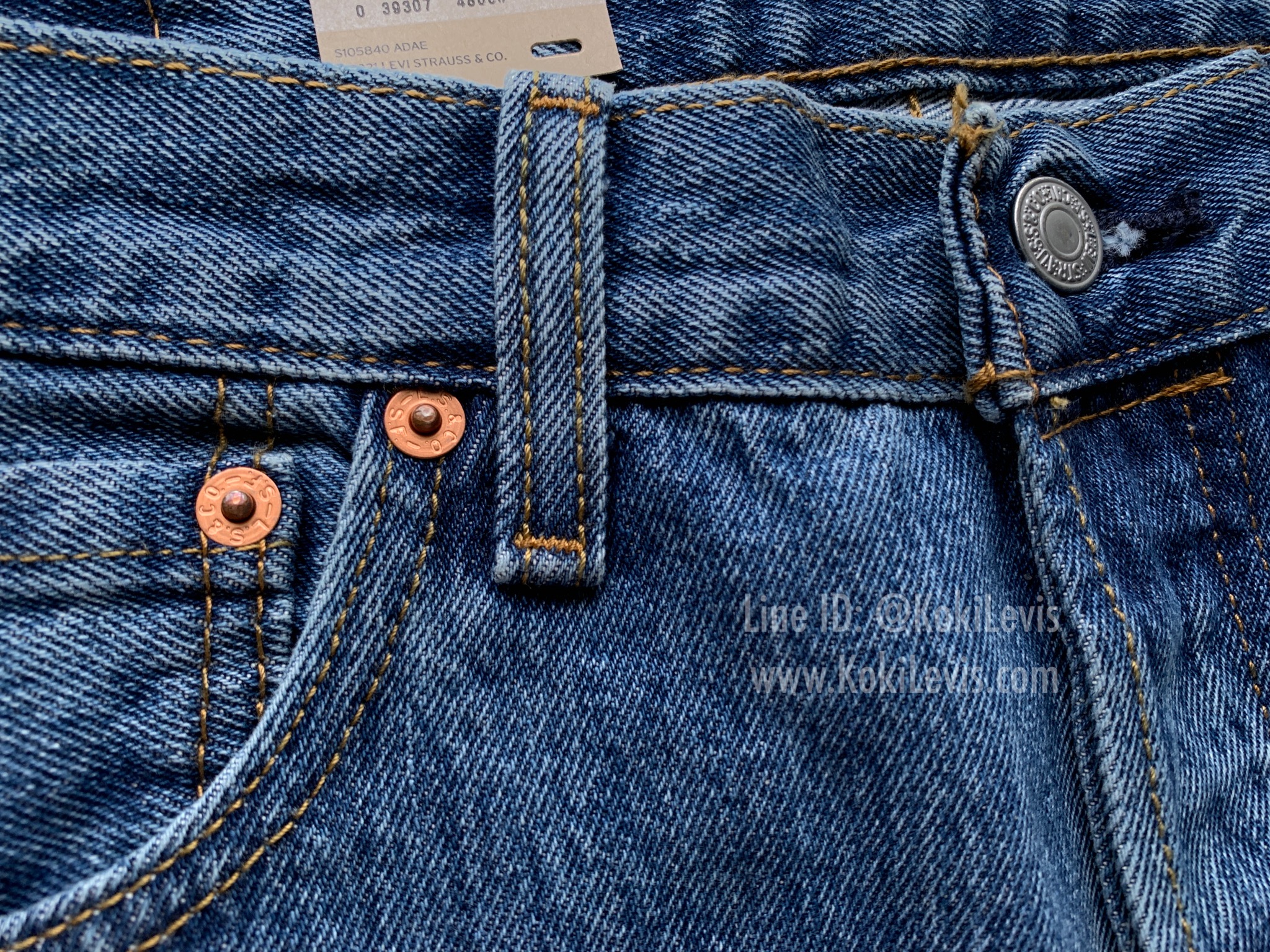 501 Original บลูยีนส์ 0193