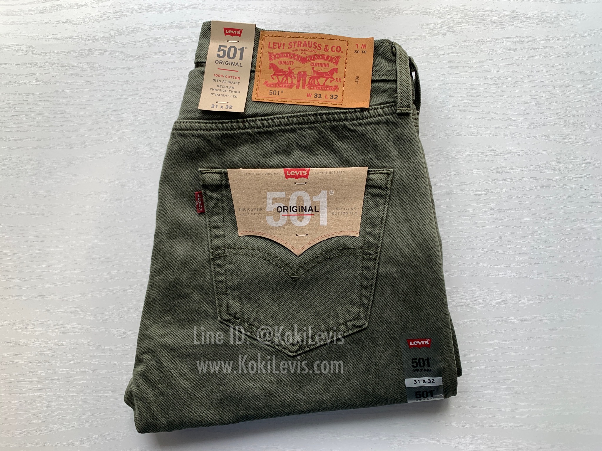 Levi's 501 Original ทรงกระบอก