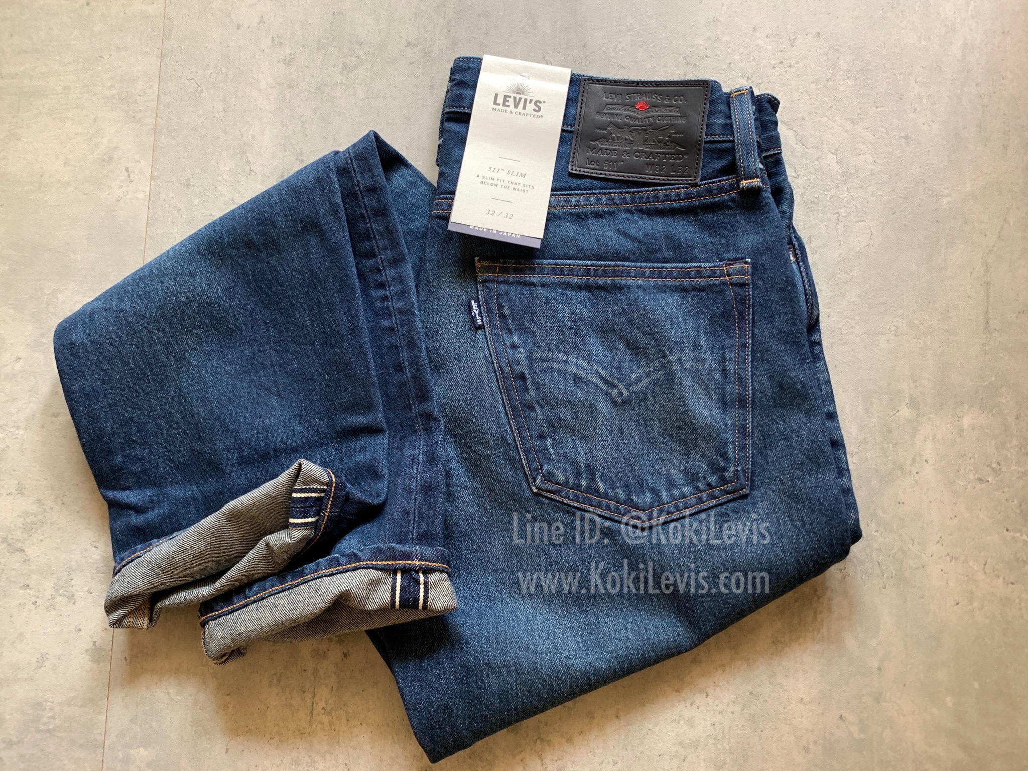 LMC Lot 511 ริมน้ำเงิน Made in Japan
