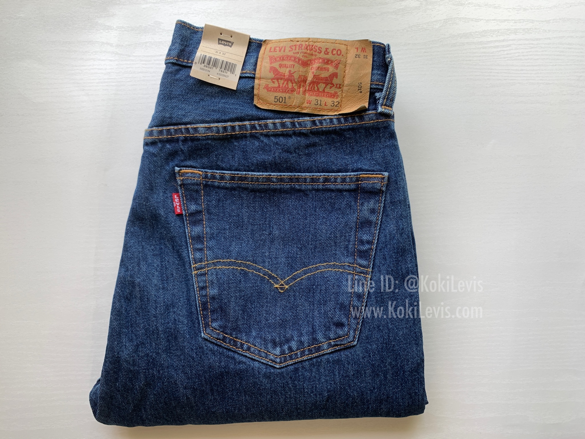 501 Original บลูยีนส์ 0194