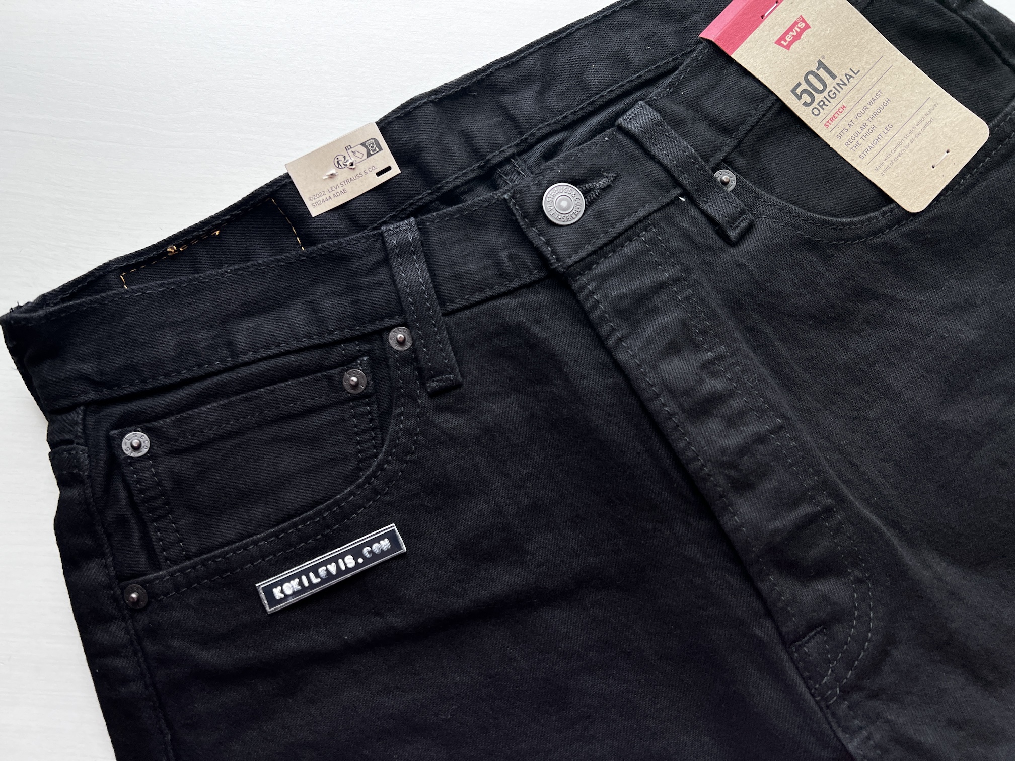 501 SuperBlack ผ้ายืด