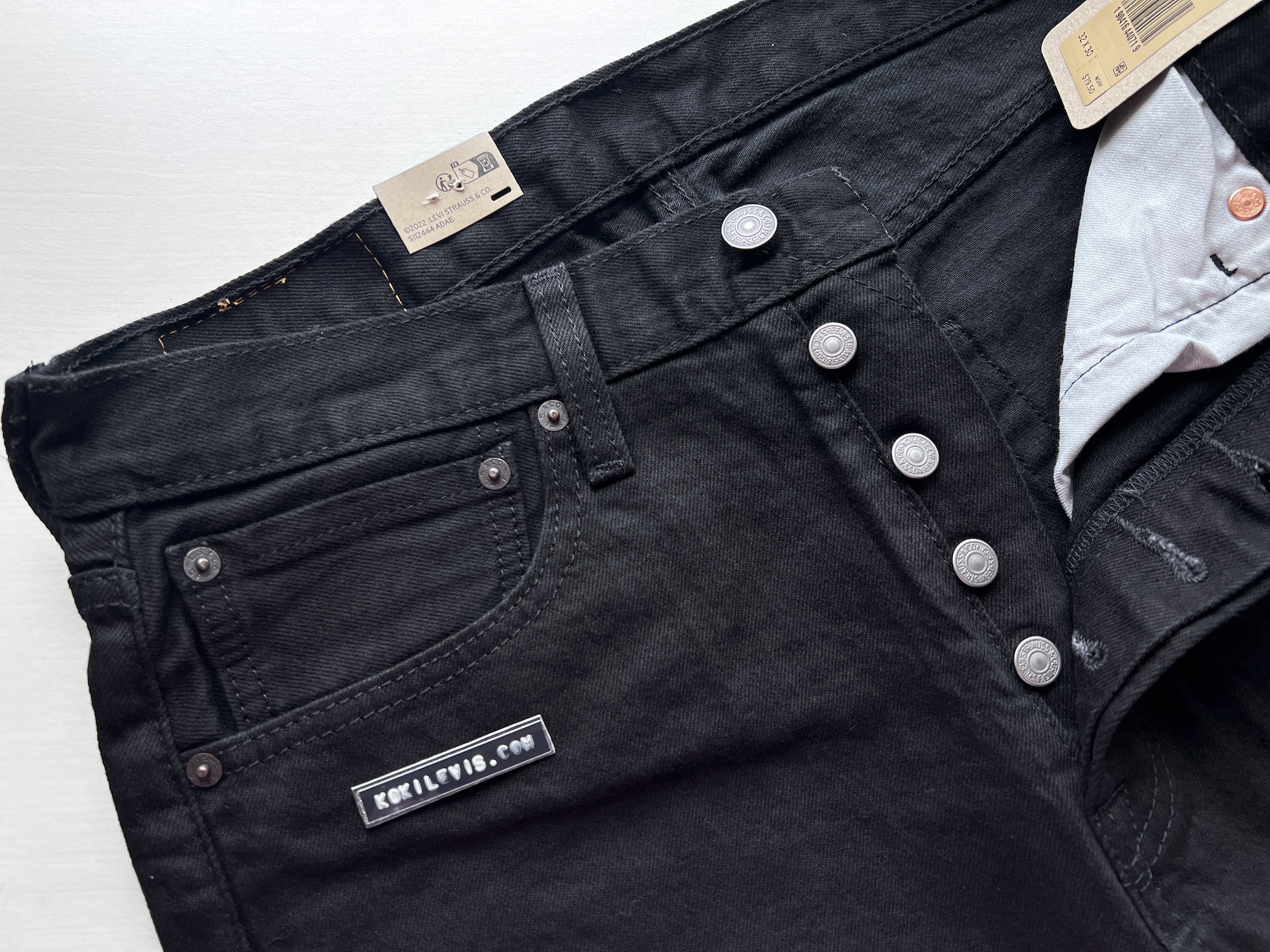 501 SuperBlack ผ้ายืด