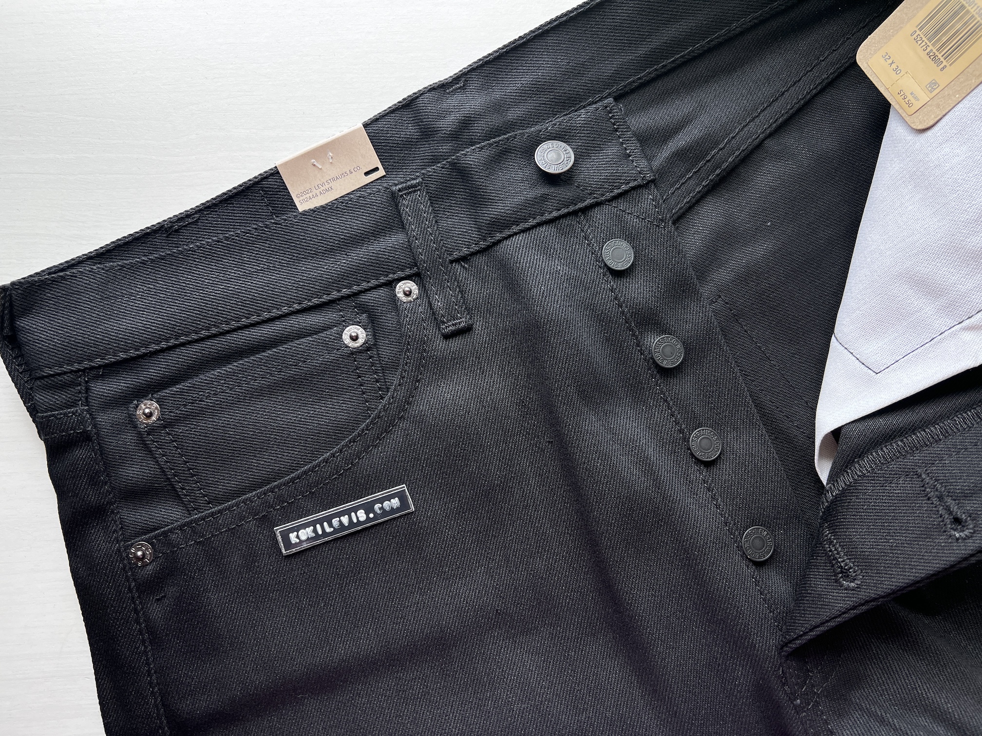 501 SuperBlack ผ้าดิบ