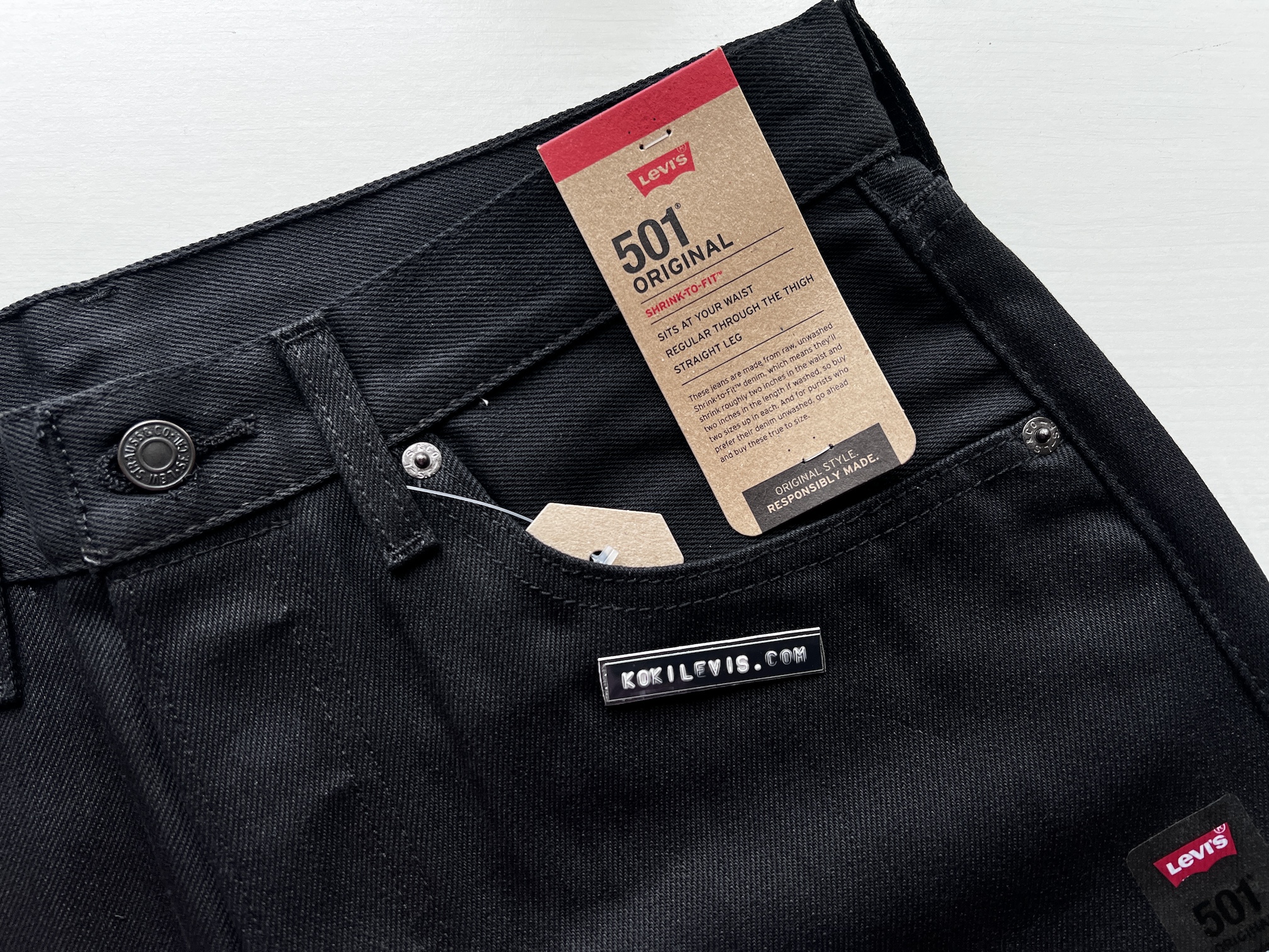 501 SuperBlack ผ้าดิบ