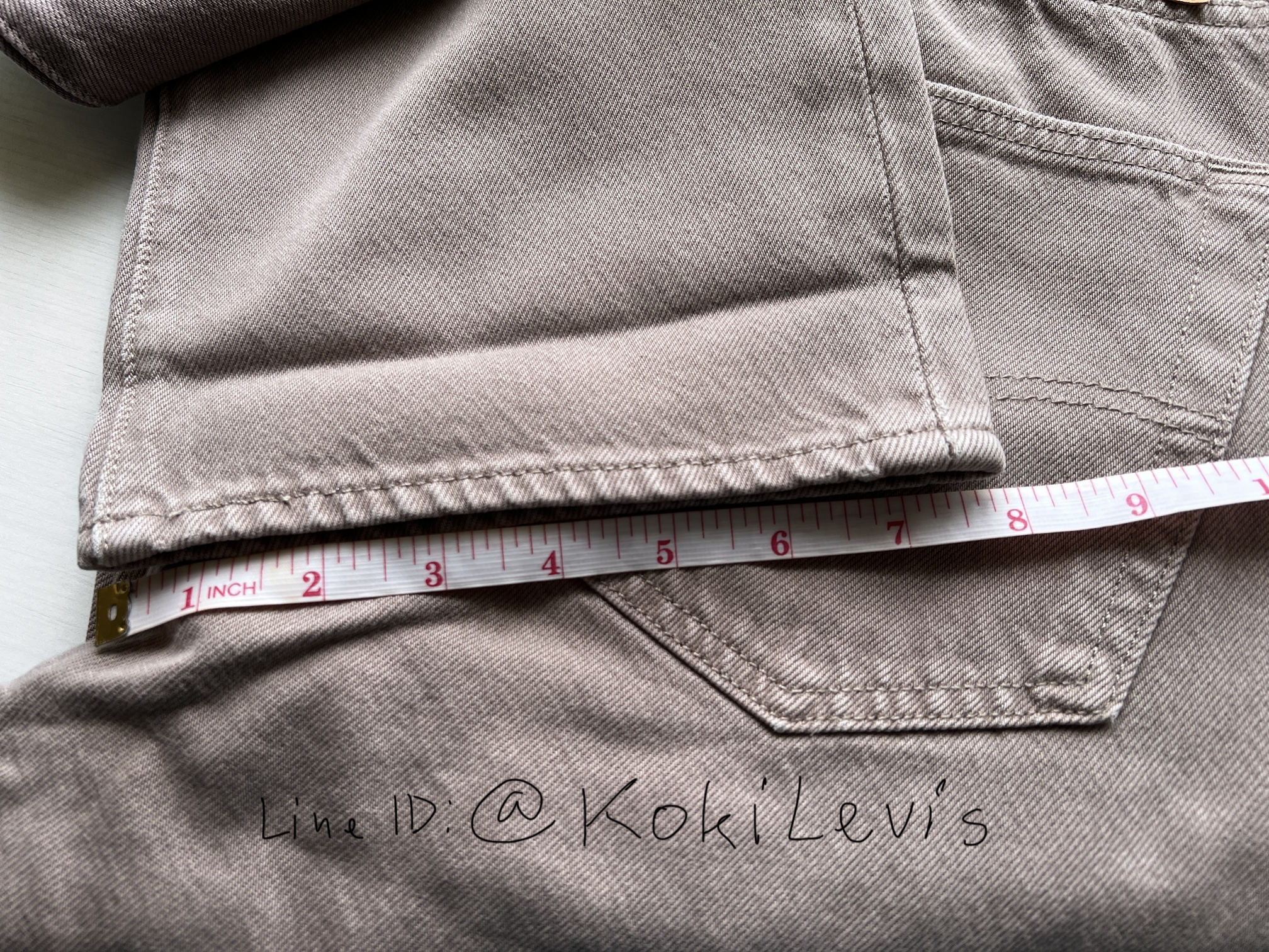 501 Original สีน้ำตาลอ่อน
