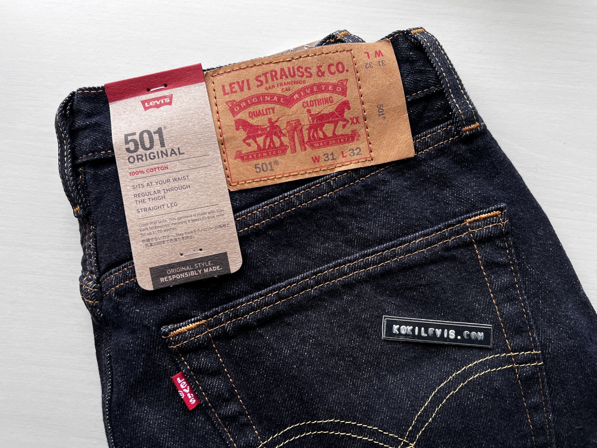 501 Original สีน้ำเงินเข้ม