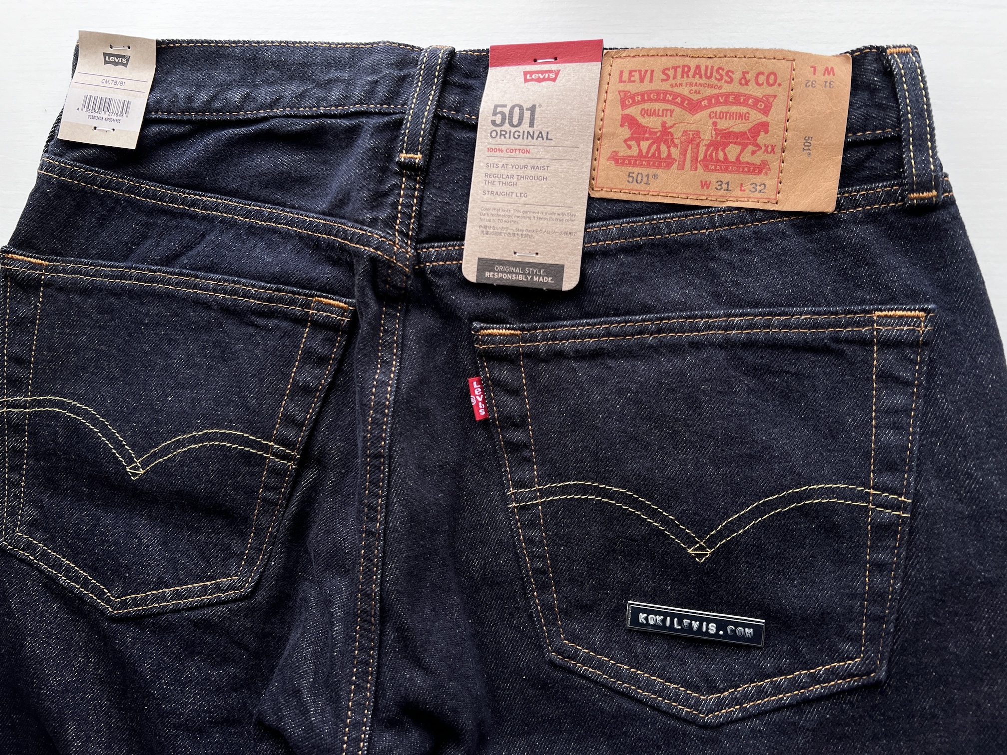501 Original สีน้ำเงินเข้ม