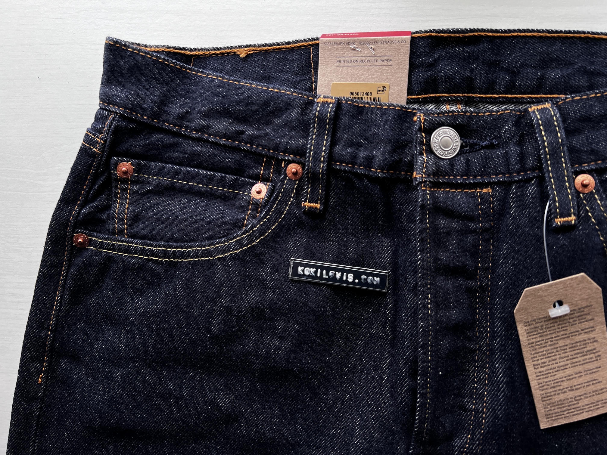 501 Original สีน้ำเงินเข้ม