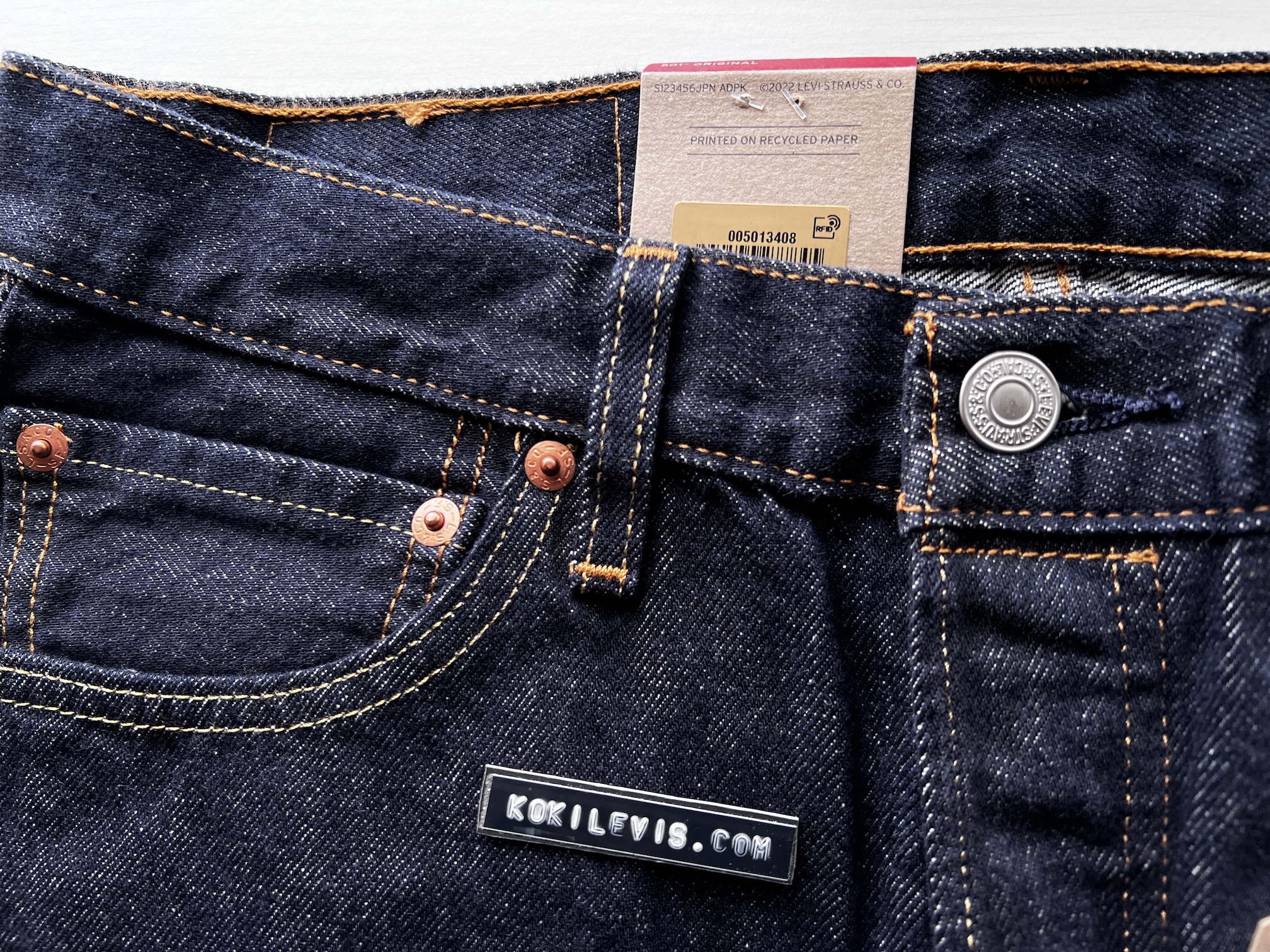 501 Original สีน้ำเงินเข้ม