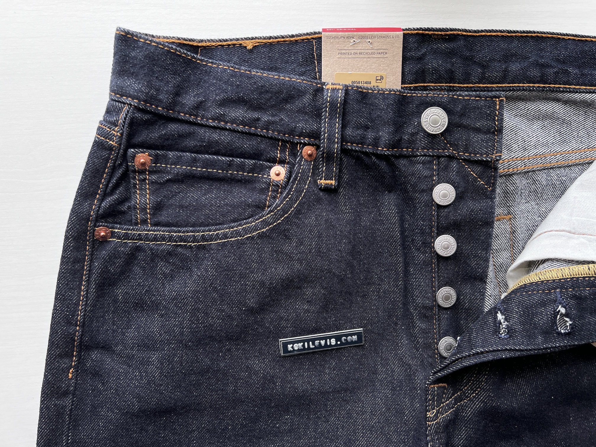 501 Original สีน้ำเงินเข้ม