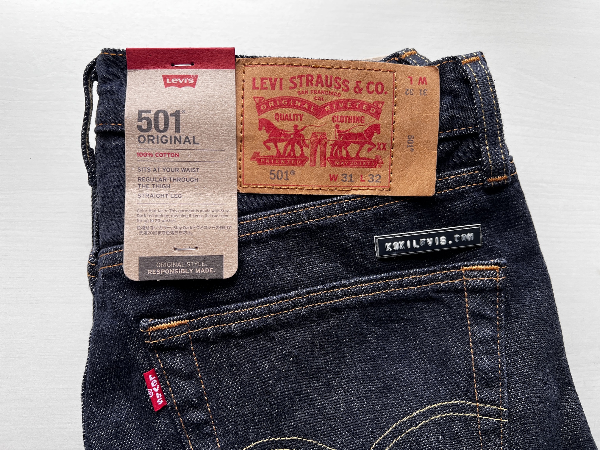 501 Original สีน้ำเงินเข้ม