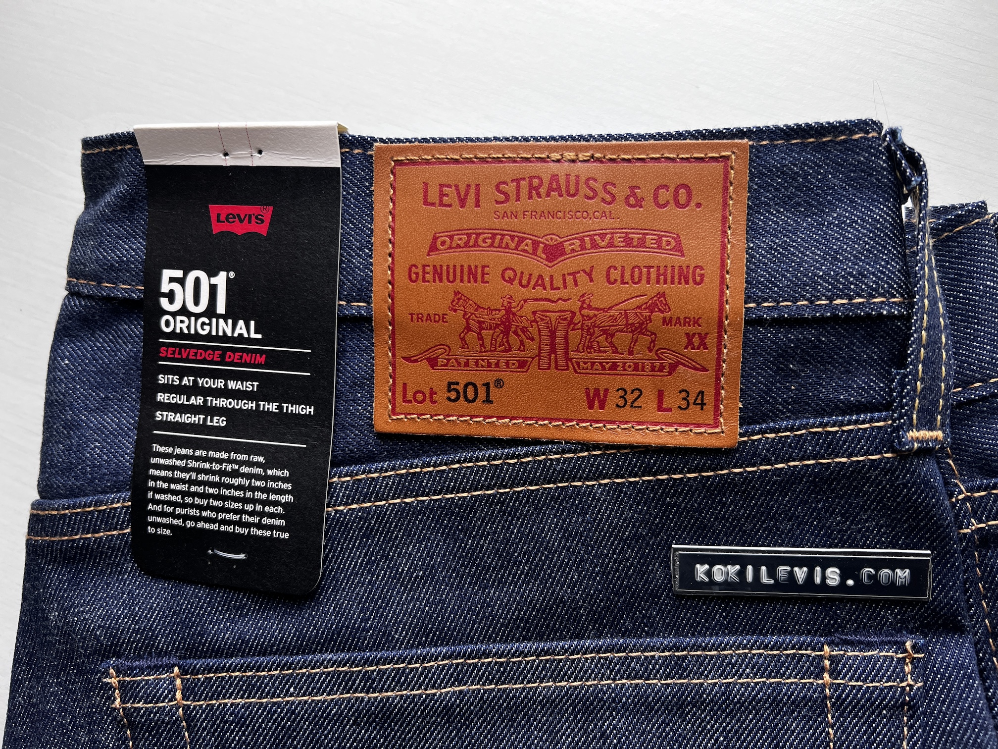 LEVI'S Lot 501 รุ่นฉลอง 152 ปี