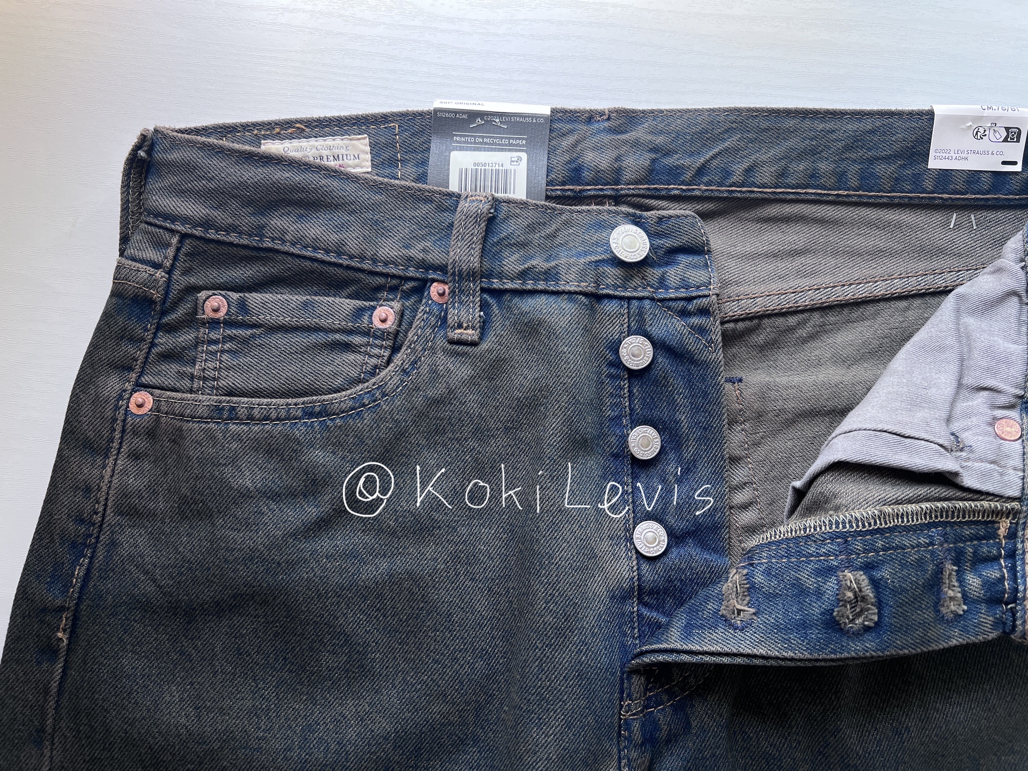 LEVI'S Lot 501 Original