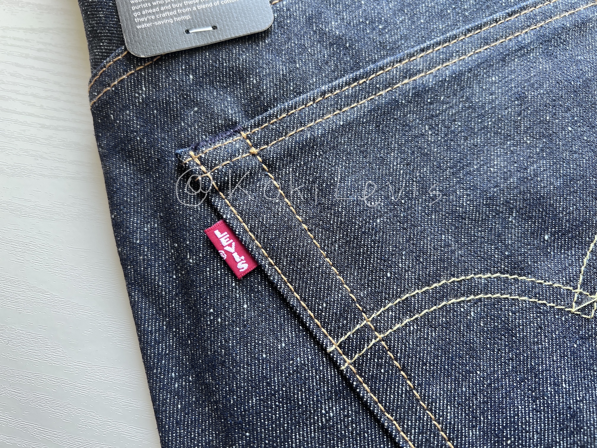 LEVI'S Lot 501 ริมแดง ผ้าดิบ