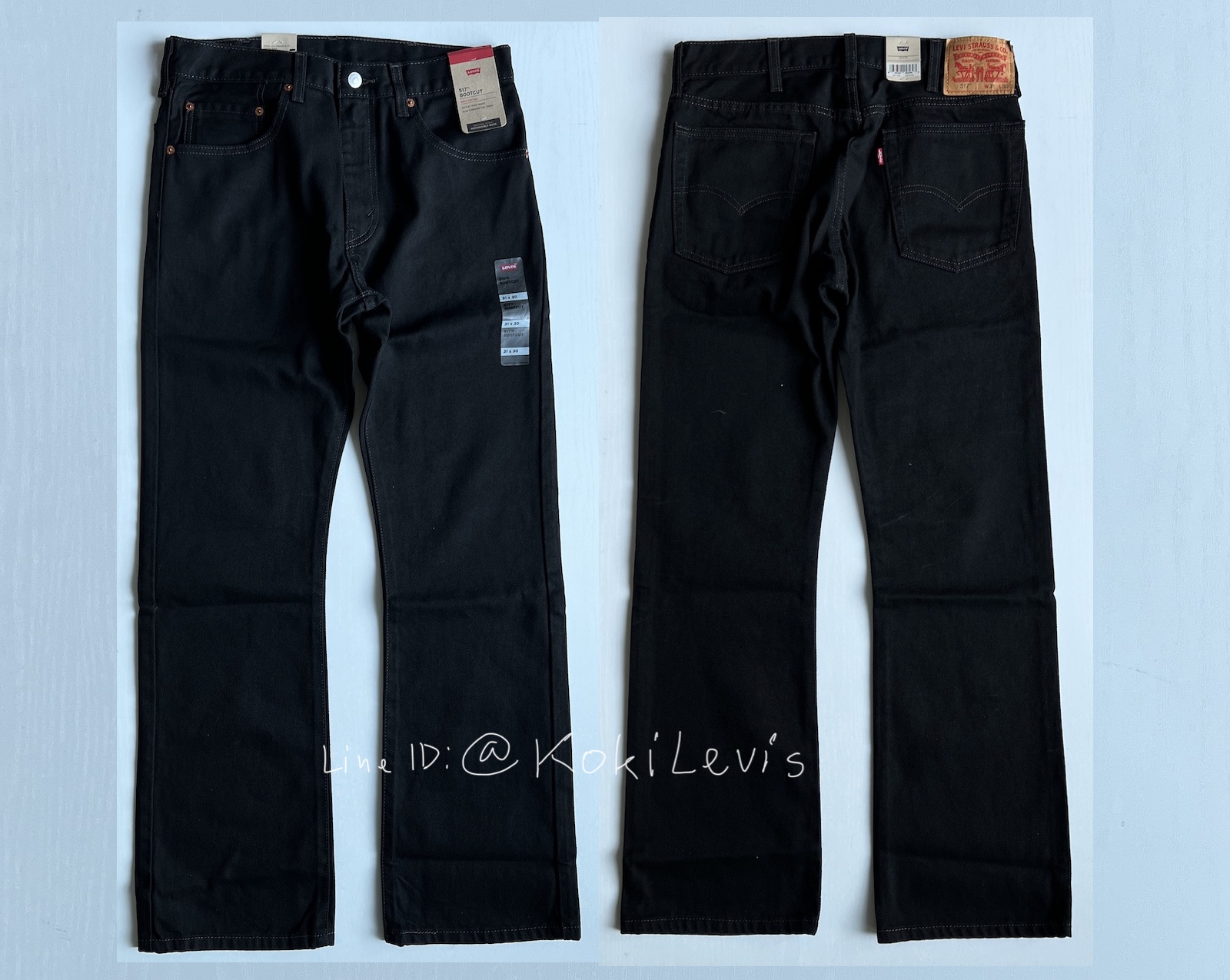 Levi's 517 Boot Cut SuperBlack
