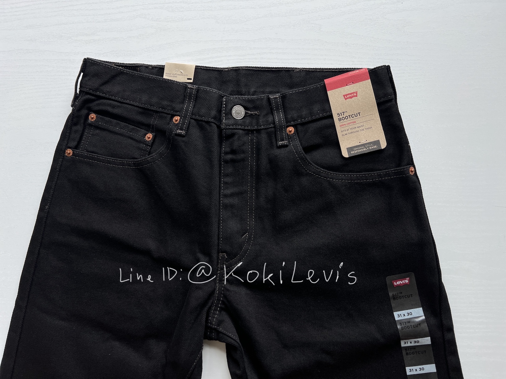 Levi's 517 Boot Cut SuperBlack