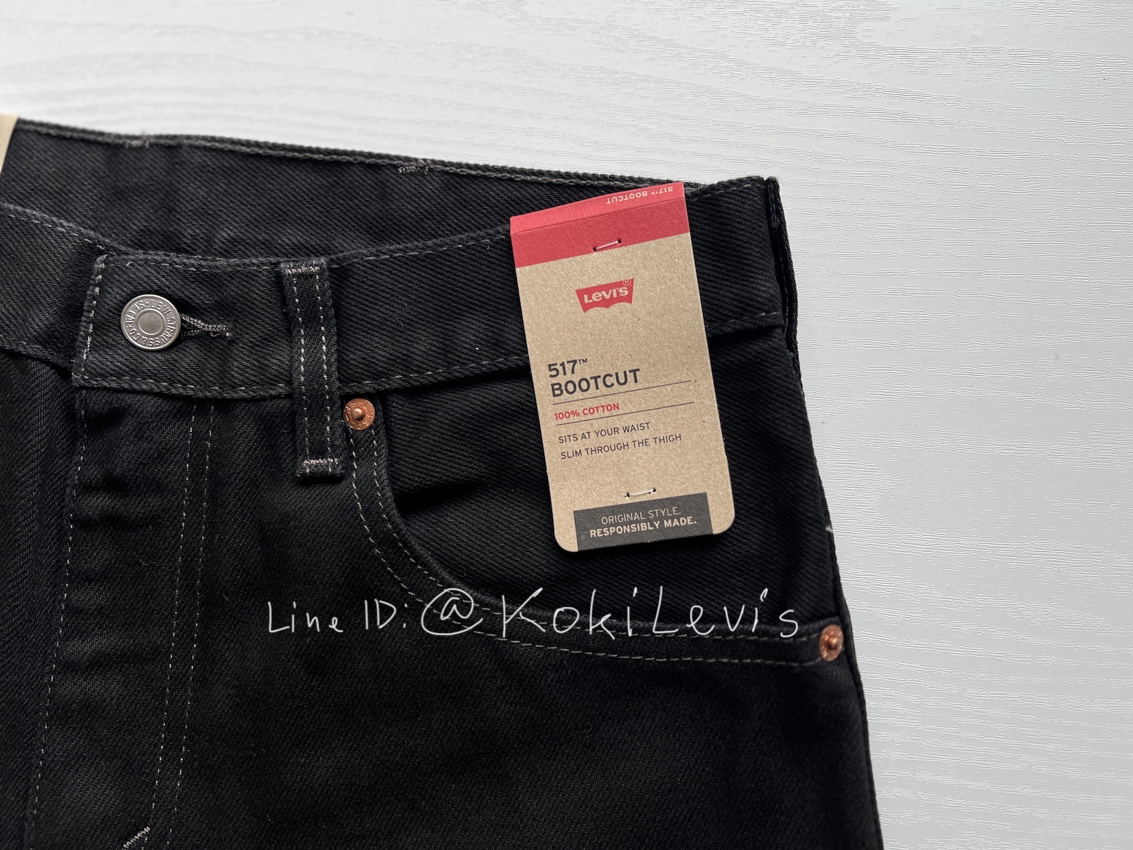 Levi's 517 Boot Cut SuperBlack
