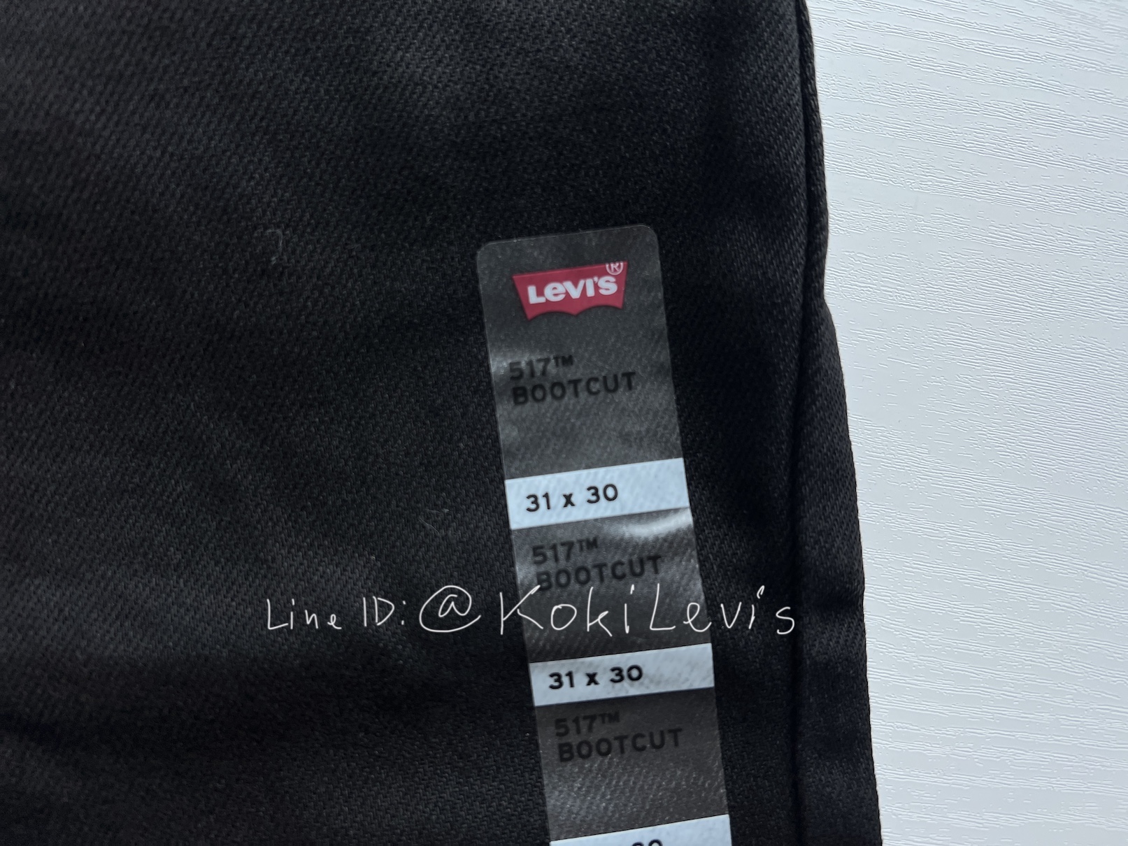 Levi's 517 Boot Cut SuperBlack