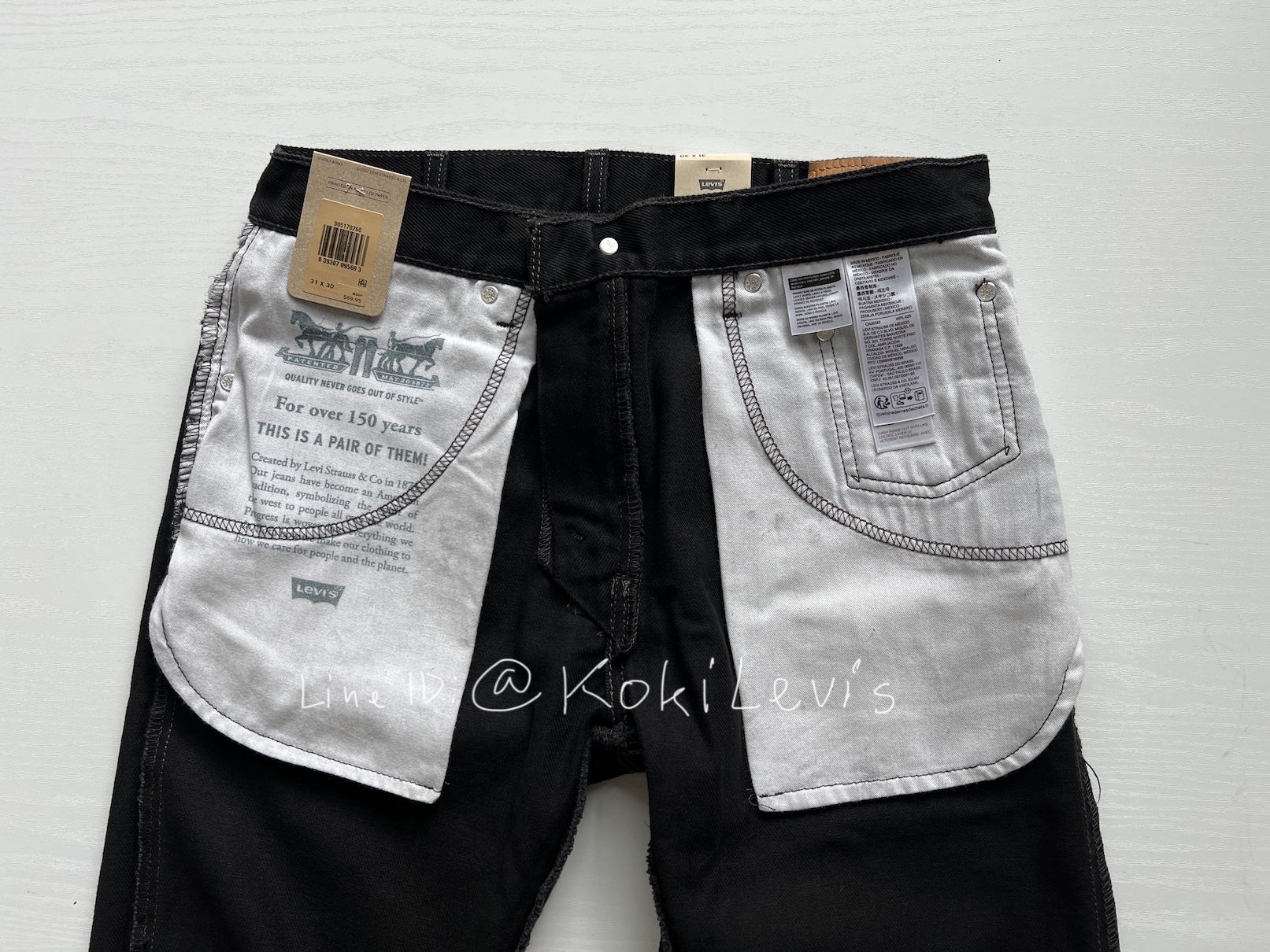 Levi's 517 Boot Cut SuperBlack