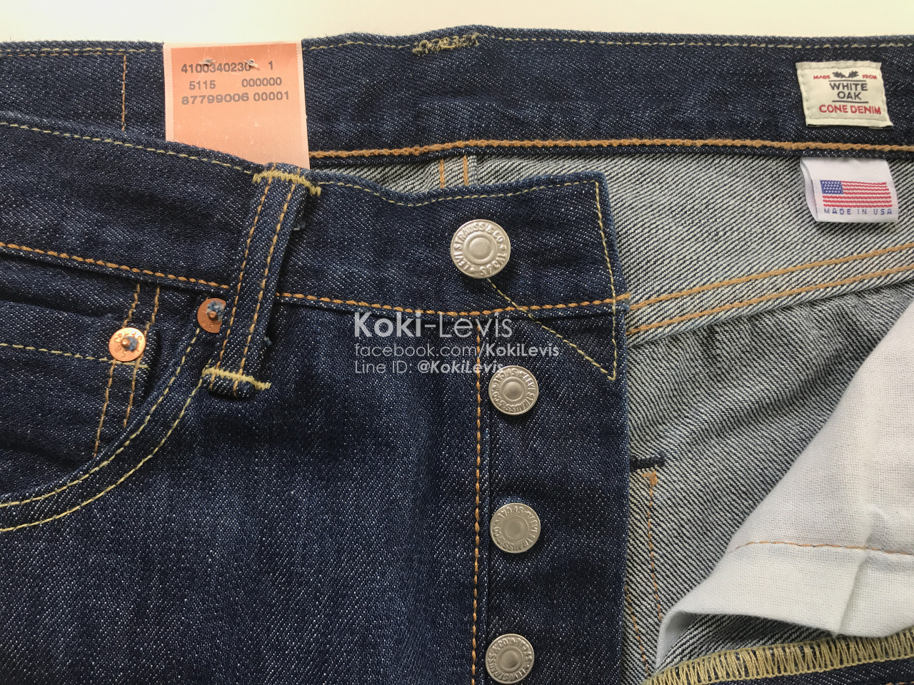501 Rinse - Made in USA - White Oak