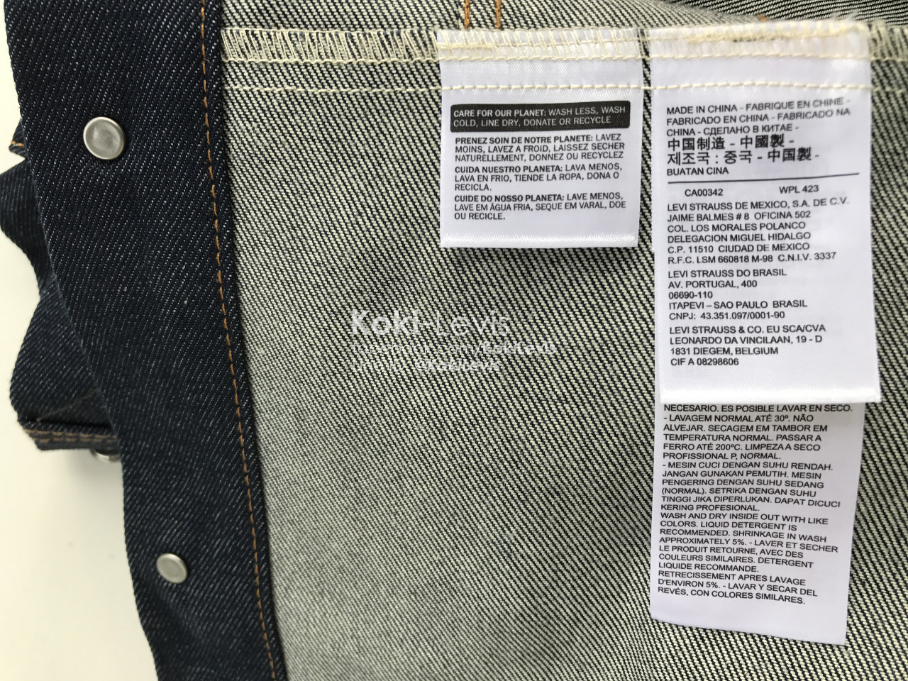 แจ๊คเก็ตยีนส์ลีวายส์ ผ้าดิบ - Levi's Trucker Jacket