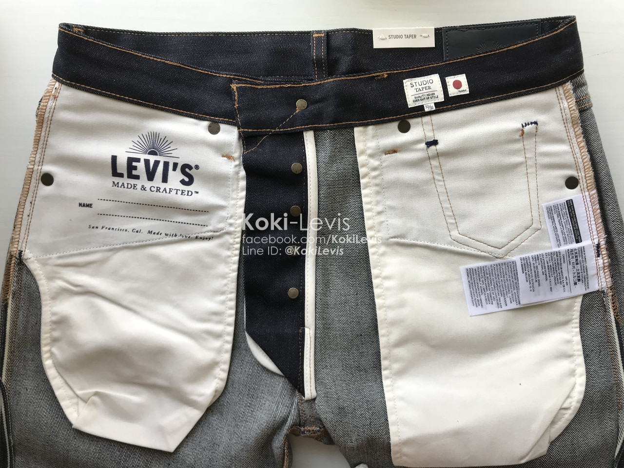 LMC Studio Taper ผ้าริม Japan Raw Denim