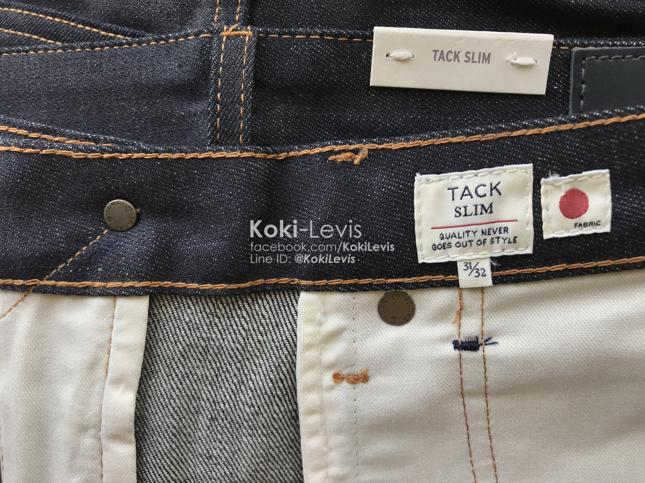 LMC Tack Slim ผ้าริม Japan Raw Denim