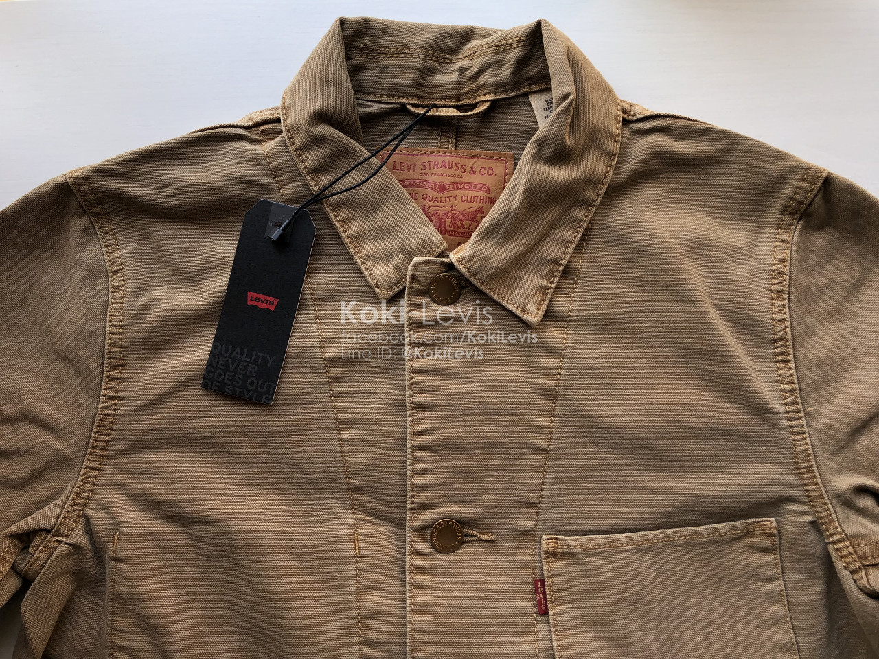 เสื้อโค้ท Levi's Engineer Coat สีกากี