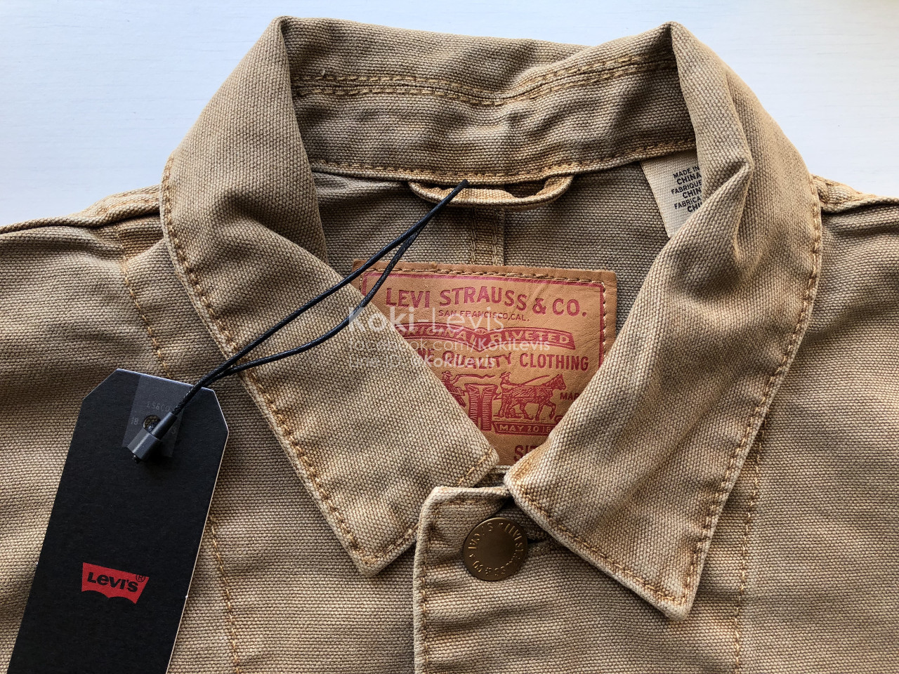 เสื้อโค้ท Levi's Engineer Coat สีกากี