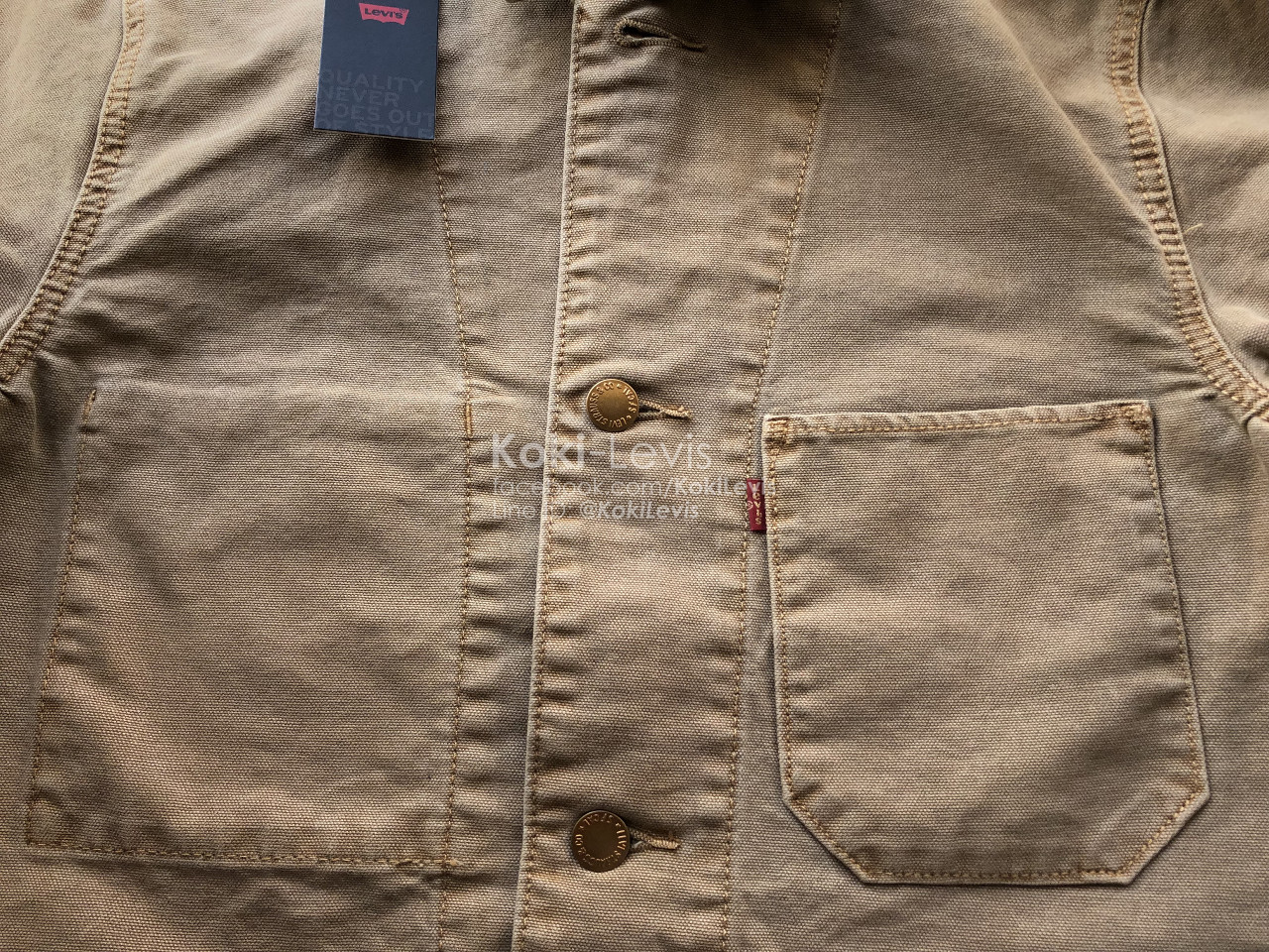 เสื้อโค้ท Levi's Engineer Coat สีกากี