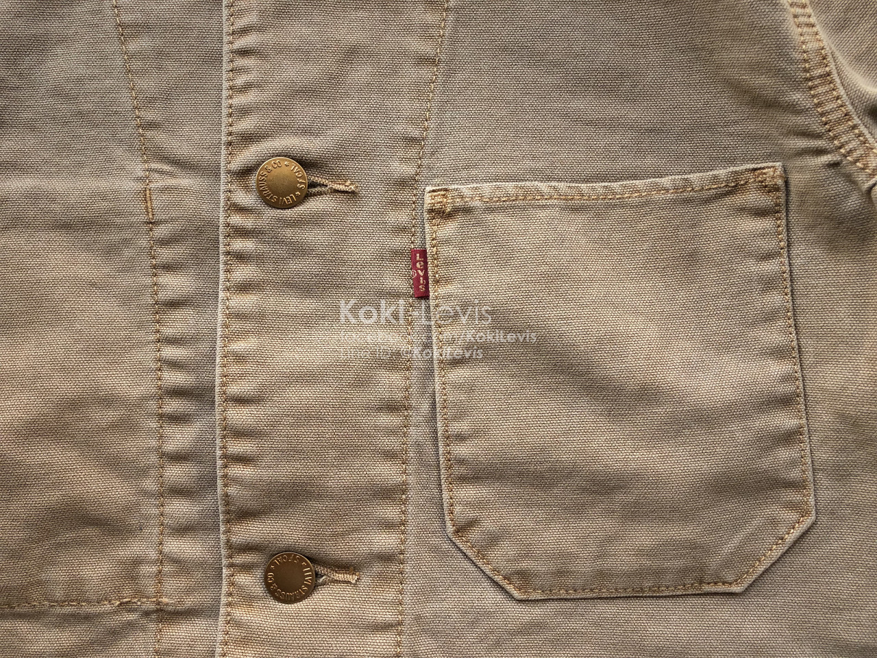 เสื้อโค้ท Levi's Engineer Coat สีกากี