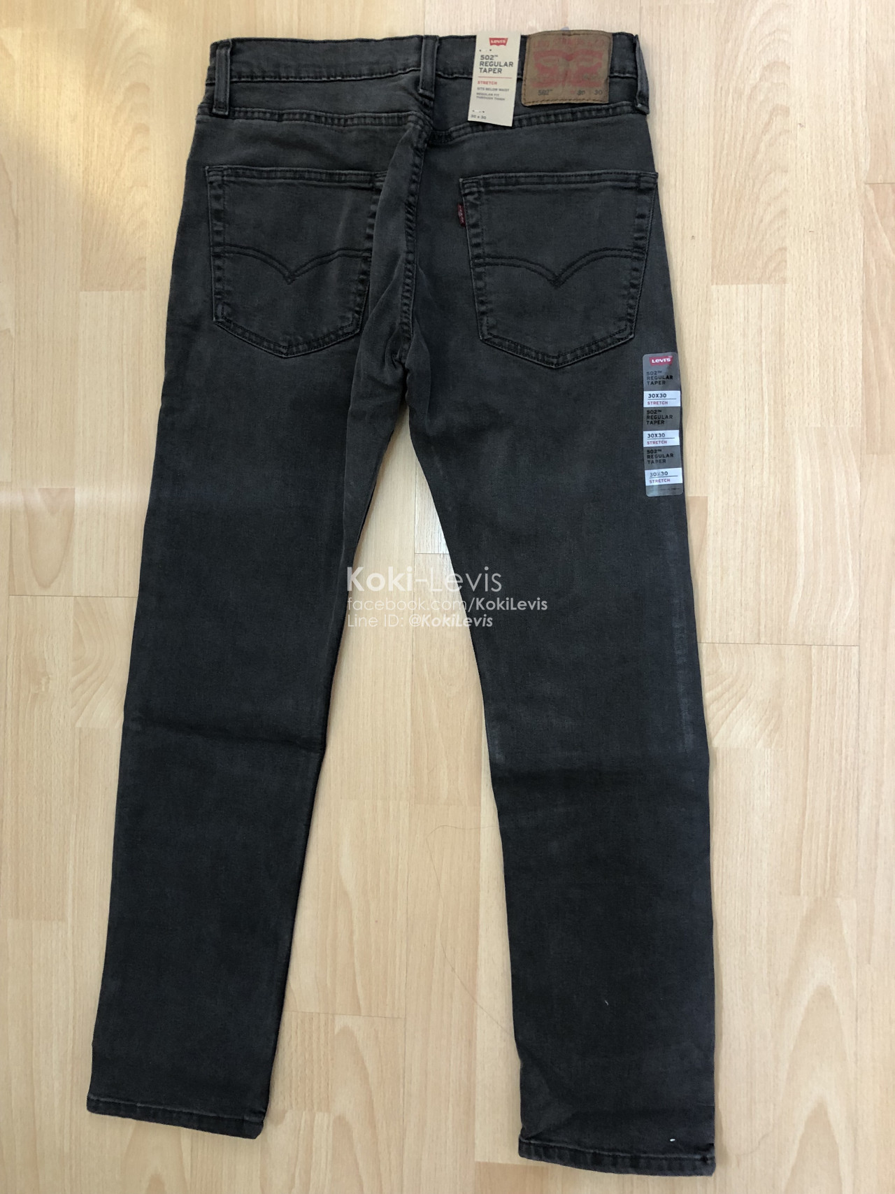 502 Regular Taper สีเทา