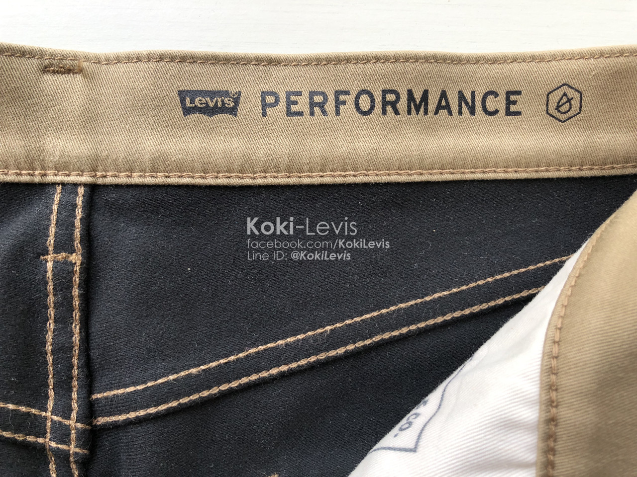 505 Performance Warm สีกากี LEVI'S Premium