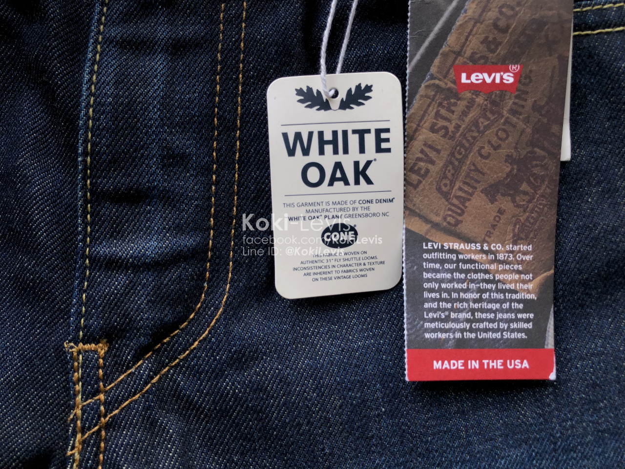 511 ริมแดง USA - White Oak