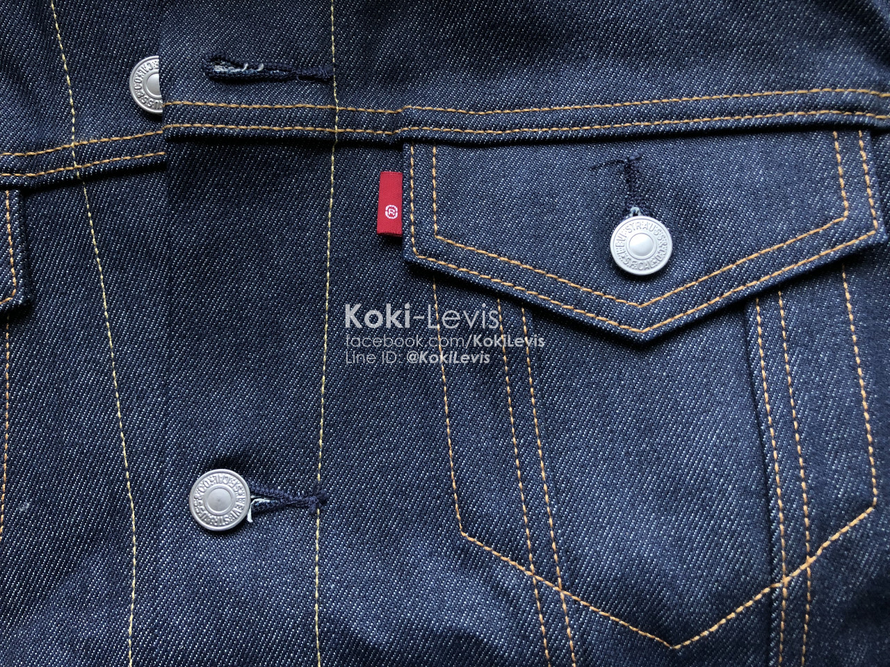 แจ๊คเก็ตยีนส์ลีวายส์ ผ้าดิบ - Levi's Trucker Jacket