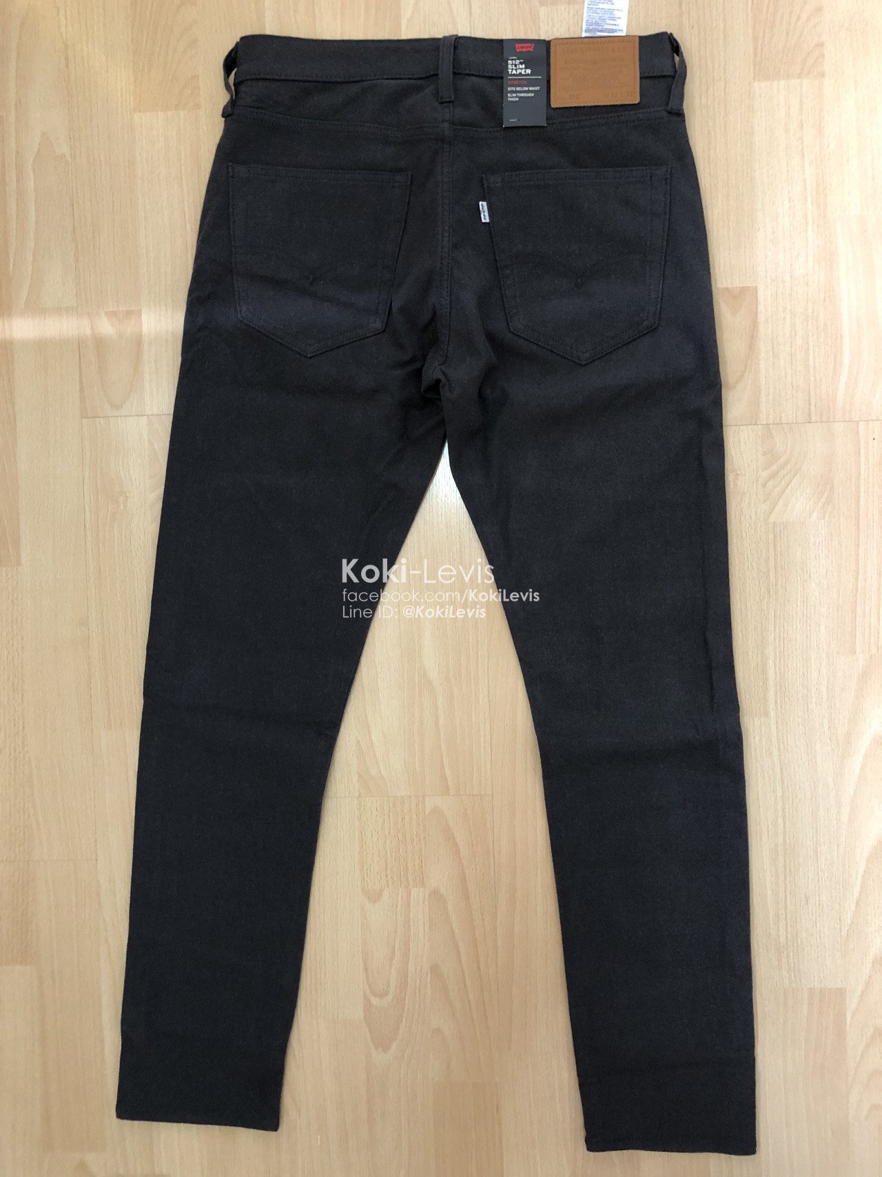 512 Slim Taper สีเทาอมเขียว