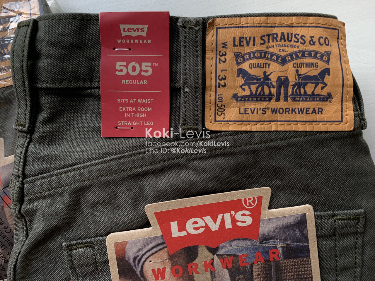 505 Workwear ทรงกระบอก