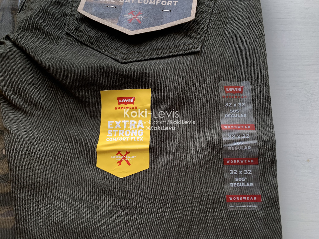 505 Workwear ทรงกระบอก