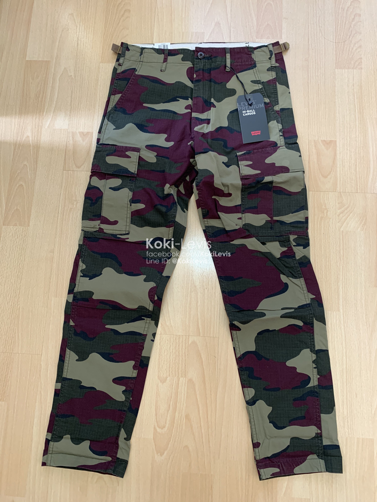 กางเกงลายพราง Levi's Cargo Pants