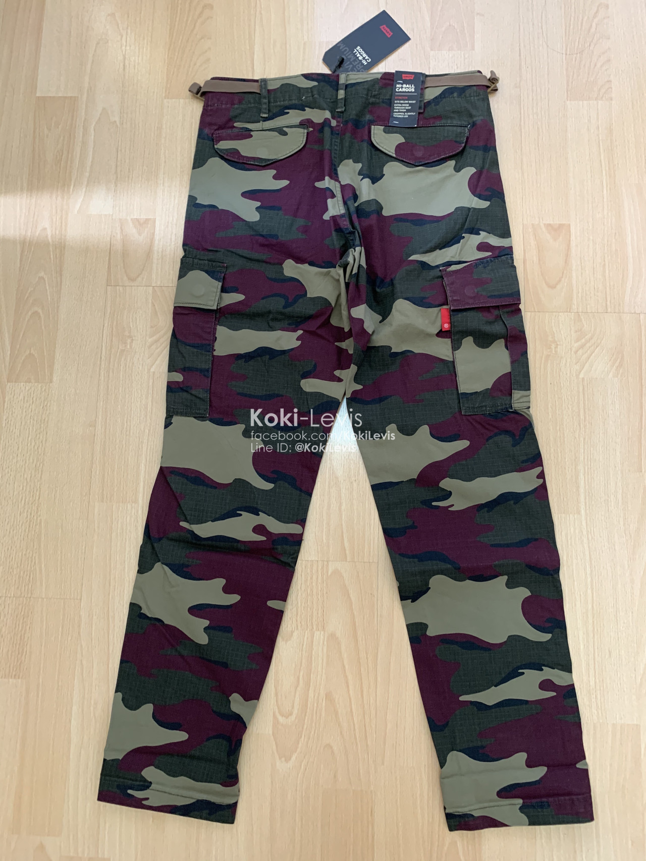 กางเกงลายพราง Levi's Cargo Pants